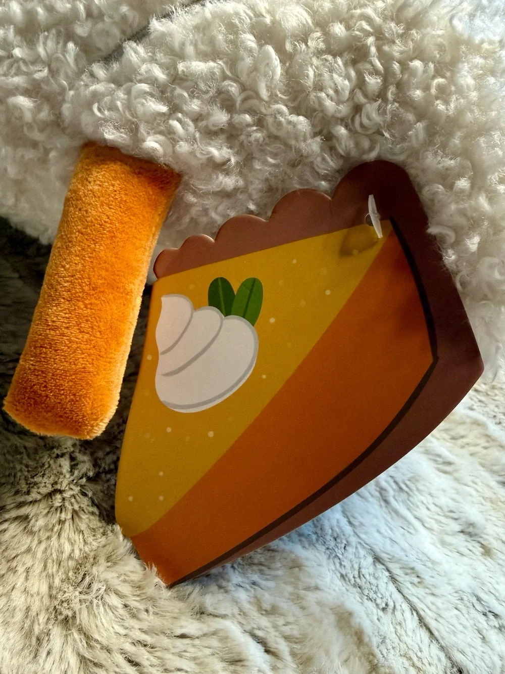 *NWT* Plush Pumpkin Latte Decorative Pillow